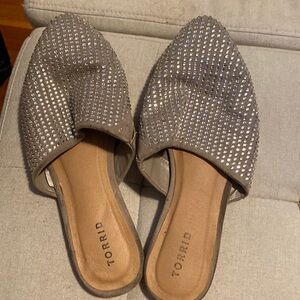 Torrid mules sparkly  11 wide